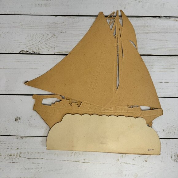 Vintage 1930's To my Valentine Victorian 3D Sailboat Pop Card Couple Celebration - Picture 2 of 9